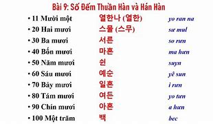 Đọc Tiếng Hàn