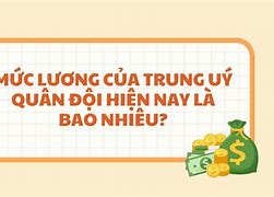 Trung Uý Bộ Đội Lương Bao Nhiêu